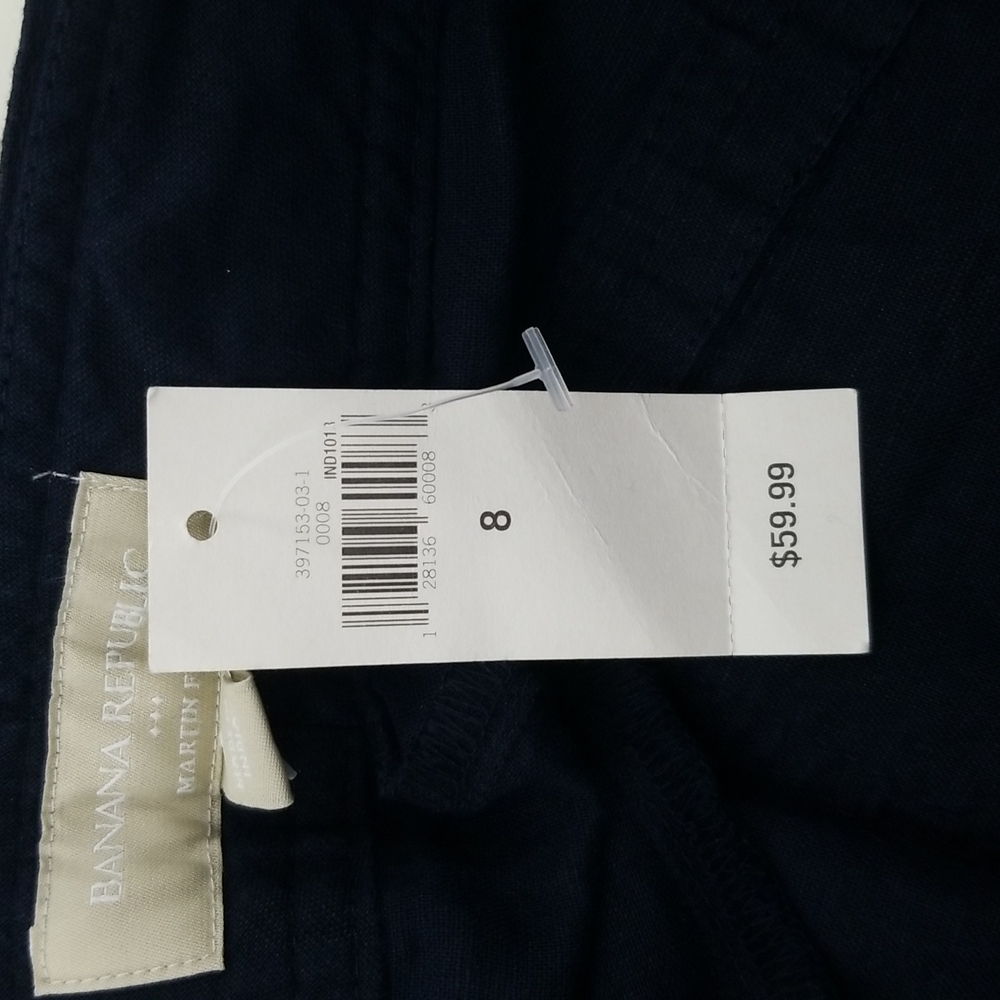 Banana Republic Navy Pants with drawstring - Picture 9 of 12